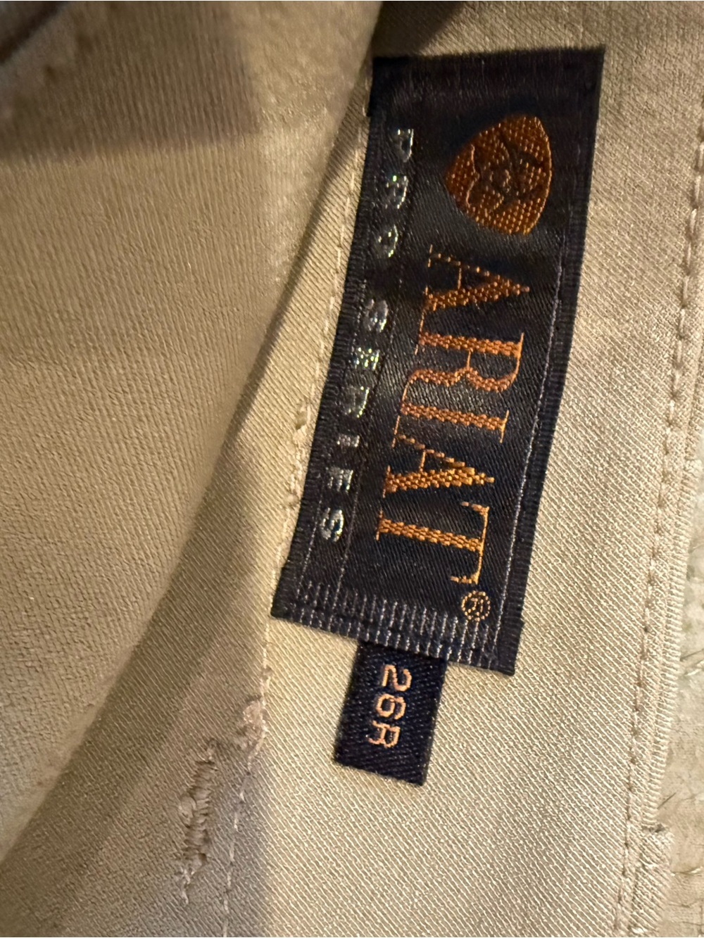 Ariat equestrian English breeches Beige Pro series size 26 R see photos